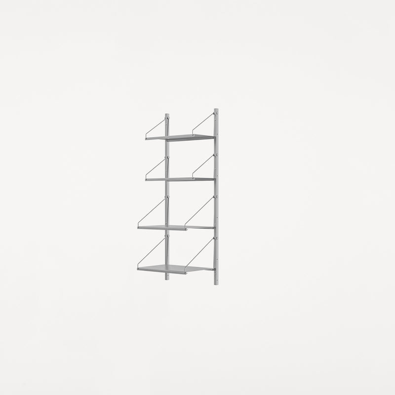 #054 - Stainless Steel Shelf Library Single Section | FRAMA