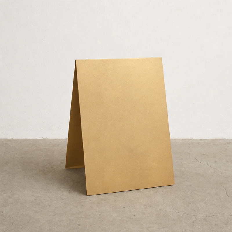 Gold Brass stainless steel sign for commercial use