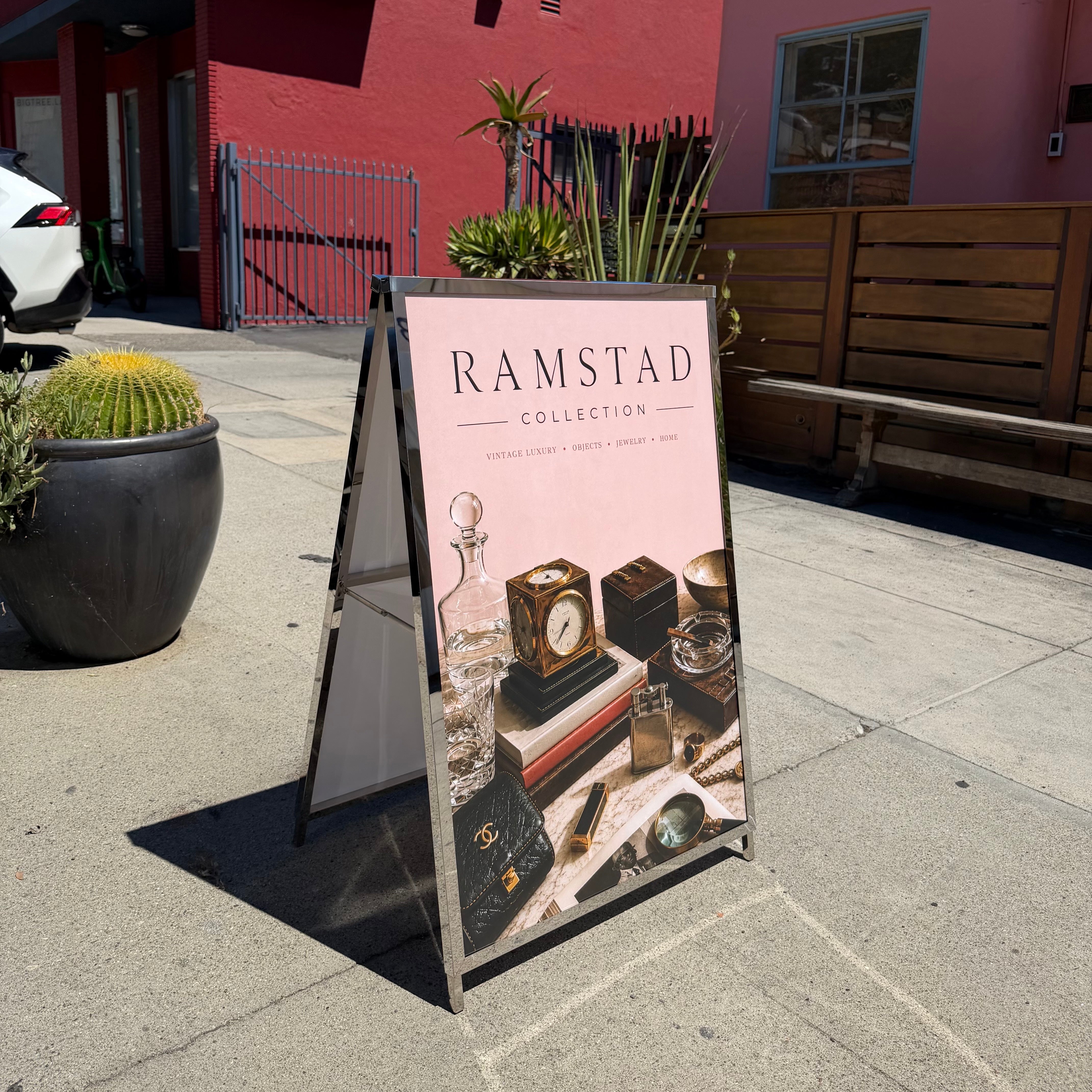 Custom Insert A-Frame Sign | Changeable 24x36 Poster Display