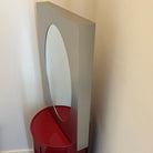 Forma Rectangle Oval Stainless Steel Mirror Side 2