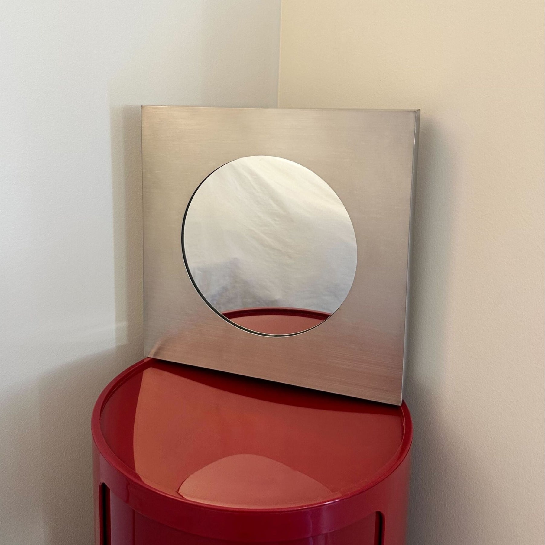 Forma Square Circle Stainless Steel Mirror