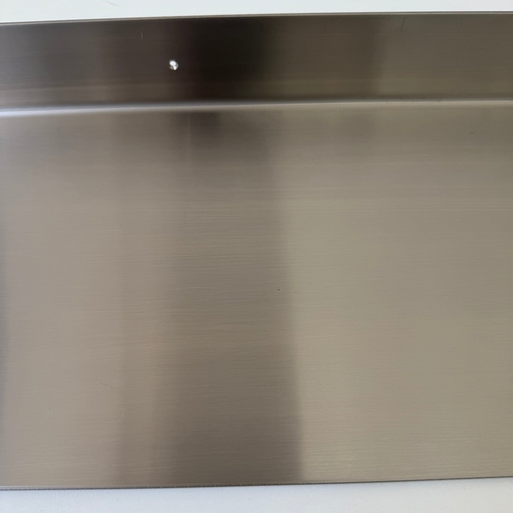 Stainless steel shelf detail, alternate view 2