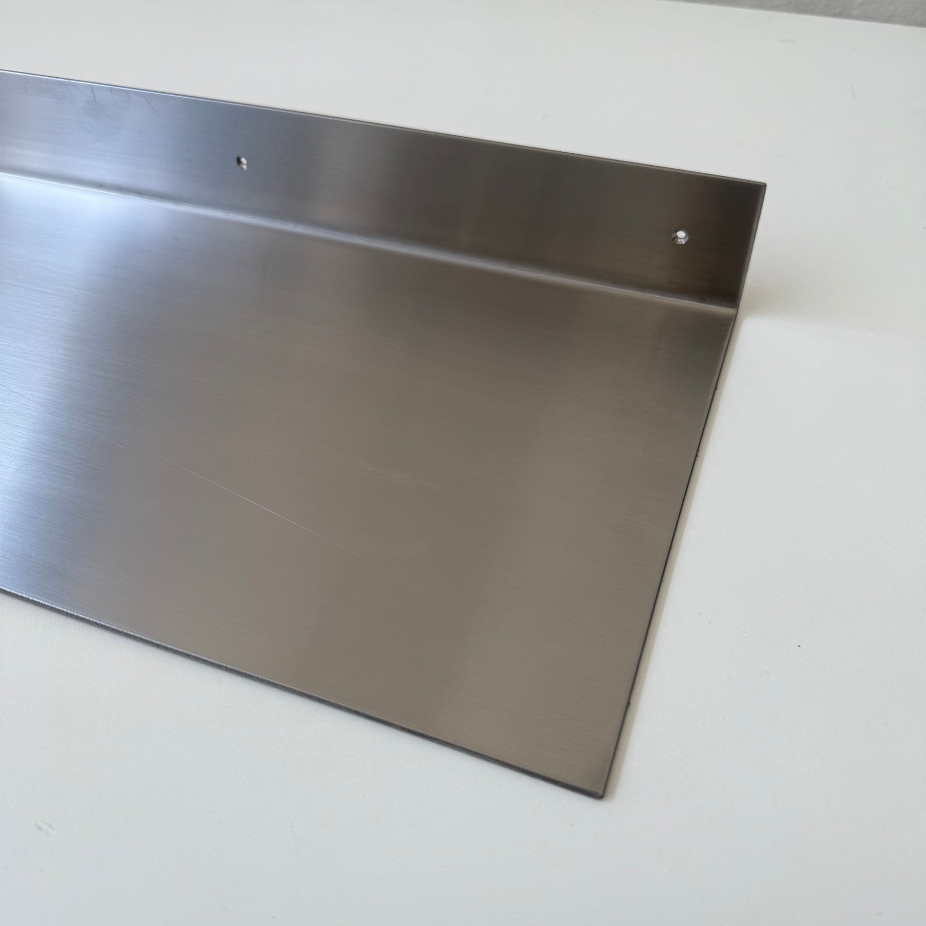 Stainless steel shelf detail, alternate view 3