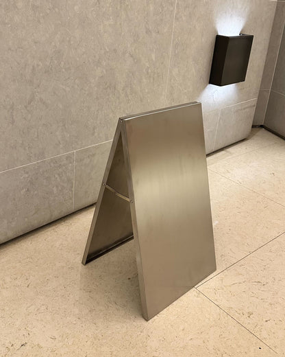 Stainless Steel Sidewalk Sign with Latch