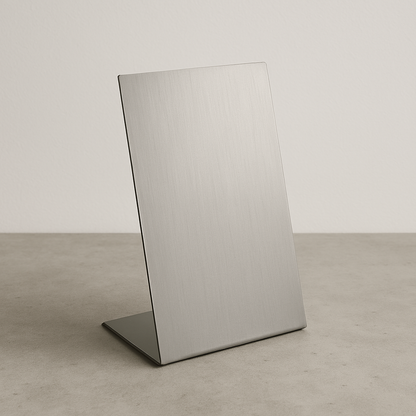 #011 - Support de table en acier inoxydable (finition miroir)