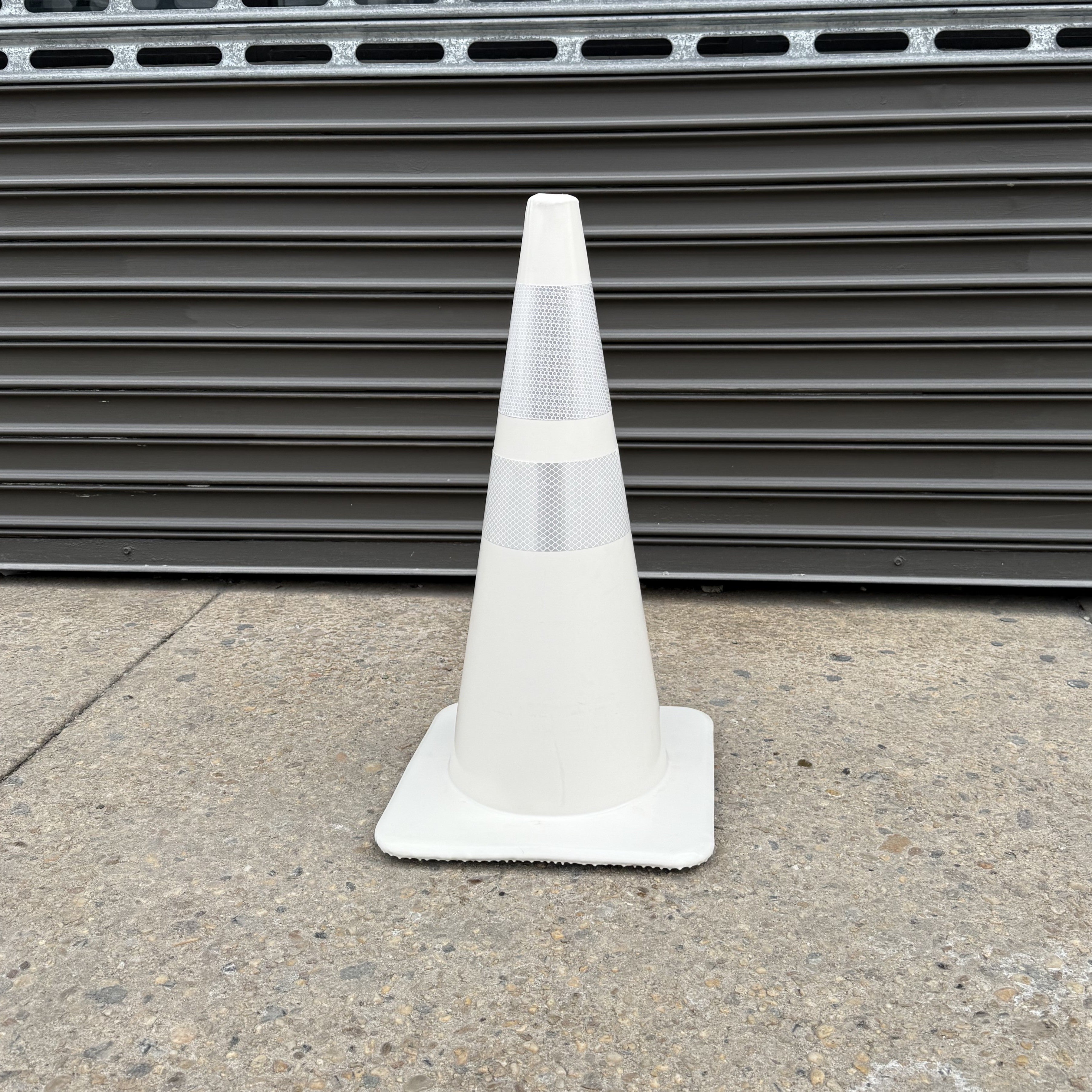 Custom Traffic Cone | Black & White Branded Safety Cone – Signs